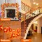 2 Pack Fall Garland with Pumpkin Lights Fall Decorations for Home 60 LED 20 Ft